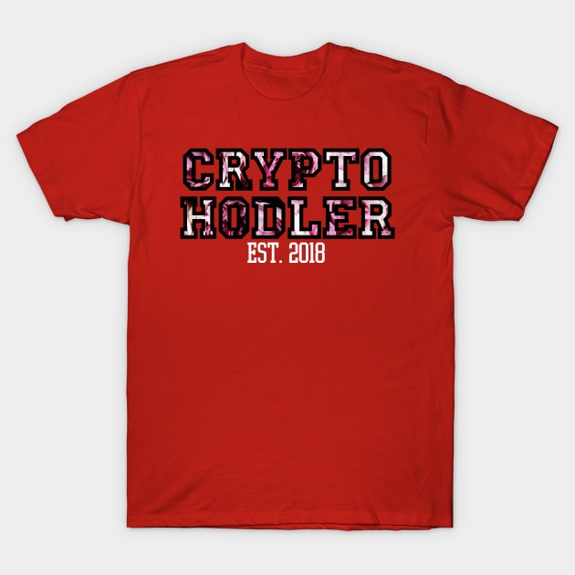 Floral - Crypto Hodler T-Shirt by felixbunny